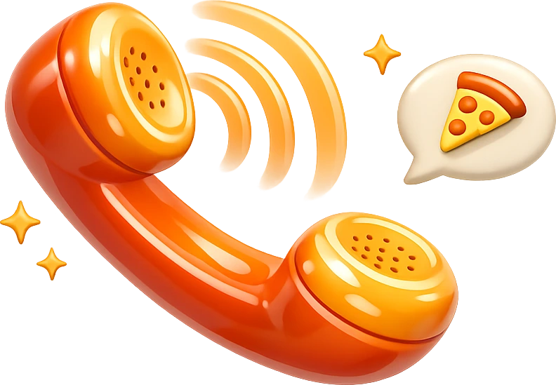 Dinevate Voice AI answering a restaurant phone call